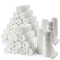 Gauze Bandage Rolls - Pack of 36, 3” x 4.1 Yards Per Roll of Medical Grade Gauze Bandage and Stretch Bandage Wrapping for Dressing All Types of Wounds and First Aid Kit by MEDca