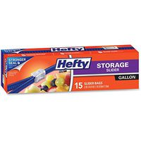 Hefty Slider Storage Bags, Gallon Size, 15 count