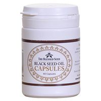 The Blessed Seed Mild Black Seed Oil Capsules - 60 Capsules (500 Millligrams) - 100% Pure Cold-Pressed Liquid with 1% Volatile Oil Content - Premium Health Supplement and Immunity Booster