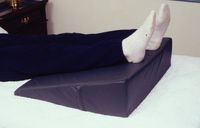 Elevated Bed Wedge 24"L x 24"W x 10" to 1" slope; color: blue