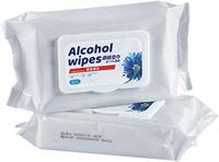 75% Alcohol Detergent Wipes, Disposable Wipes Portable Wet Tissue Mobile Phone Skin Toys Cleaning Travel (2 Pack, 100 Wipes)