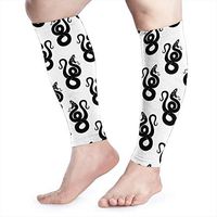 AP.Roon Men Women Poisonous Snake Calf Compression Sleeve Print Leg Support Calf Guards Sleeves Calf Pain Relief for Running