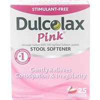 Dulcolax Pink Stool Softener Softgels 25 ea (Pack of 12)