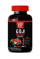 Blood Pressure Natural Supplements - Goji Berry Complex - with Pomegranate, RESVERATROL, NONI, ACAI - Mangosteen Supplements - 1 Bottle 60 Capsules