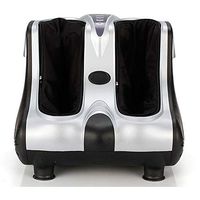 Leg Massager Foot Foot Foot Pedicure Instrument Heating Electric Leg Machine Foot Foot Calf Massage Instrument(Silver White)