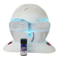 EcoGecko Color Wheel Air Revitalizer, Air Freshener, Room Aromatizer, Aromatherapy, Aroma and Essential Oil Diffuser with 7 Color Adjustable LED Lights Plus Included Lavender Oil