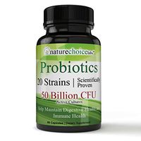 Life-Enhancing, Highest Quality Extra Strength, Probiotic 50 Billion CFU Ground-Breaking Active Cultures, Guaranteed Potency, Delayed Release, Gluten-Free