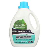 Natural Liquid Laundry Detergent, Ultra Power Plus, Fresh, 54 Loads, 95oz, 4/ct