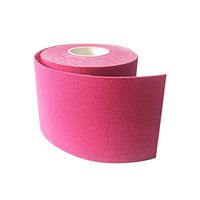 Cotton Elastic Sports Taping Kinesiology Tape Breathable Therapeutic Muscle Strapping Adhesive Bandage,Pink,2.5CM x 5M