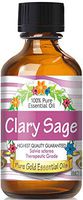 Pure Gold Clary Sage Essential Oil, 100% Natural & Undiluted, 60ml