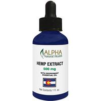 Hemp Oil Extract 500 Mg Organic Full Spectrum for Pain Relief, Anti-Anxiety, Anti-Inflammatory, Stress Relief, Better Sleep