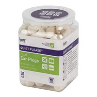 Flents Ear Plugs, 50 Pair, Ear Plugs for Sleeping, Snoring, Loud Noise, Traveling, Concerts, Construction, & Studying, NRR 29