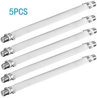 KANGDA CABLE Flat Coaxial RG6 F Type Jumper Cable for Windows and Doors 5pack