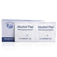 Disposable Wet Wipes, 100 Disinfected Wipes Travel Pack 70 Alcohol Wipes Individually Wrapped Cleaning Wipes Alcohol Pads for Hands, Electronics, Glasses Lens, Screen Wipes