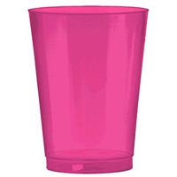 Bright Pink Plastic Cup Big Party Pack, 10 Oz., 72 Ct.