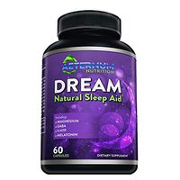Dream- Natural Sleep Aid - Includes Magnesium - GABA - 5-HTP - Melatonin, Supports Relaxation, Deep Sleep, and Refreshed Mornings, for Men and Women, All Natural Sleeping Pills, 60 Capsules