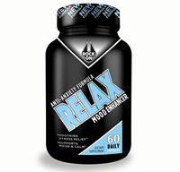 Relax by Rock On® - All Natural Anti-Anxiety Support Formula to Aid in Calming Stress Relief & Mood Enhancer Support with Effective 20+ Herbal Ingredients, Vitamins & Minerals. 60 Veggie Caps.