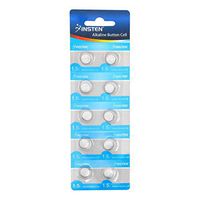 Insten 1.5V AG7 Alkaline Batteries Button Game Coin Cell Watch Battery (Pack of 20-Piece)
