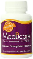Moducare Daily Immune Support, Plant Sterol Dietary Supplement, Grape flavored , 60 chewable tablets