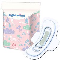 High Quality Korea Pads with Wings for Women Reliable Protection and Absorbency of Feminine Periods (LightWing-Pink290mm)