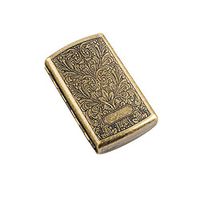 KALMAR Cigarette Box Mini Portable Simple Retro Cigarette Case Personality Creative Men And Women Stainless Steel Cigarette Case Creative Gift Can Accommodate 12 Cigarettes Cigarette Box Cigar Protect