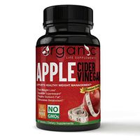 Natural Fat Burner, Premium Grade Apple Cider Vinegar 1000 mg, Fast Natural Weight Loss 500 mg per Tablets, Easy-to-Swallow, raw Pure Apple Cider