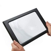 Yxian Reading Magnifier,Hands-Free Rectangular Magnifier 5X Magnifying Glass with Light Desktop Lamp for Sewing,Cross,Stitch,Inspection,Repair,Crafts