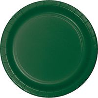 Club Pack of 240 Hunter Green Disposable Paper Party Banquet Dinner Plates 9"