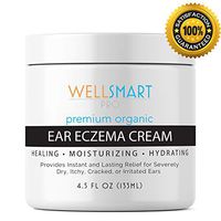 Ear Eczema Cream – Premium Ear Moisturizer Treatment – Faster, Longer Relief for Dry, Flaky Ears – Soothes Ear Eczema, Dermatitis, Psoriasis – Reduces Itching, Irritation, Rash - Fragrance-Free