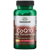 Swanson High Potency Coq10 300 Milligrams w/ 30 Milligrams Tocotrienols 300 Milligrams 60 Sgels