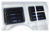 Willpak Industries 2028 ABS Van Rear Window Louver for Ford Econoline
