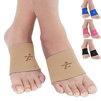 Compression Arch Sleeves, 1 Pair, Multiple Colors for Men Women, 20-30mmHg Plantar Fasciitis Brace for Pain Relief, Patent Seam - More Comfort Support for Foot Care, Heel Spurs, Flat Feet, Beige L