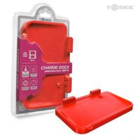 Tomee 3DS XL AC Charge Dock Station Base (Red) - Nintendo 3DS