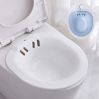 YAOBAO Sitz Bath Hip Bath Tub Flusher Bath Basin Fumigation Medical Grade Bath for Pregnant Women Hemorrhoids Patients The Toilet Hip Bath, Easy Clean,White