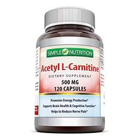Simple Nutrition Acetyl L-carnitine 500 Mg 200 Capsules