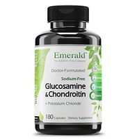 Emerald Labs Glucosamine Chondroitin with Potassium - Essential Joint Complex - Supports Joint Health, Supports in Alleviating Pain, Stiffness, Supports Cartilage - 180 Capsules
