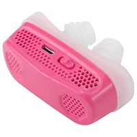 ZAQ Anti Snoring Device Sleep Aid, USB Rechargeable Anti Snoring Kit with Fan, Stop Snoring Effectively Improve Sleeping Conditions,Pink