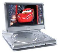 Magnavox MPD 850 8.5-Inch Portable DVD Player with Bag and 2 Headphones