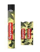 Skin Decal Vinyl Wrap for JUUL Vape Stickers Supreme All (Supreme Millitary Green)