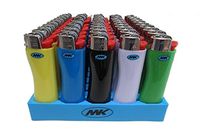 Full Size MK Grip Disposable Cigarette Lighters, All Purpose (50)