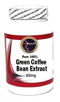 Pure 100% Green Coffee Bean Extract 800mg 180 Capsules # BioPower Nutrition