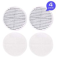 4 Packs Spinwave Mop Pad Kit Replacement Pads for Bissell Spinwave 2039A 2124 Powered Hard Floor Mop