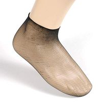 Mens Try-ons Disposable Shoe Store Socks in Black Finish