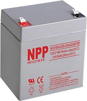 NPP 12v 21W NP12 Volt 5Ah Rechargeable Sealed Lead Acid AGM Battery F2 Terminals