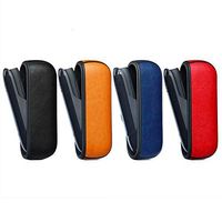 Case Cover for IQOS 3 E-Cigarette Protective Case iqos Accessories PU Leather Scratch Waterproof Iqos3 Case Cover (Black)