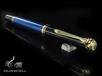 Pelikan Souveran 800 Black/Blue GT Rollerball Pen - 997668