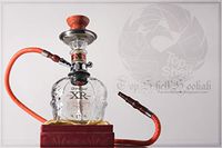 Crown Royal Extra Rare XR Whiskey Liquor Bottle Hookah 1 Hose 750ml Handcrafted