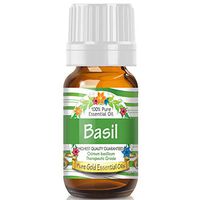 Pure Gold Basil Essential Oil, 100% Natural & Undiluted, 10ml