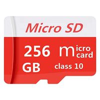 Micro SD SDXC Card 256GB High Speed Class 10 Memory Micro SD Card with SD Adapter