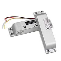 HFeng DC12V Electric Drop Bolt Lock Fail Safe NC Electronic Mortise Lock for Access Control System Kit Wooden/Metal Door with Time Delay